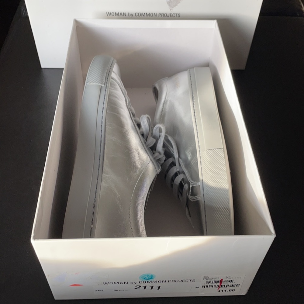 Common Project Silver Shoes - Picture 5 of 5